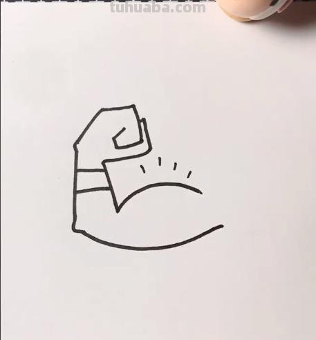 简笔画手怎么画 如何画点赞的手？