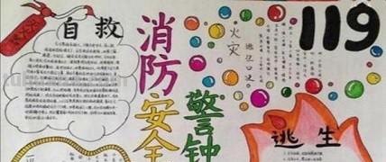 防火手抄报怎么画 消防安全的手抄报怎么画？