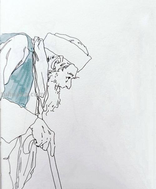 老年女速写 人体钢笔速写规律？