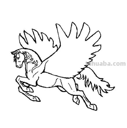 天马怎么画简笔画 马的简笔画画法？