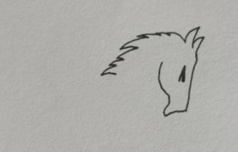 天马怎么画简笔画 马的简笔画画法？