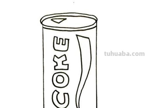 饮料怎么画简笔画 可乐儿童画？
