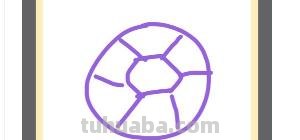 简笔画足球怎么画 足球笔画顺序？