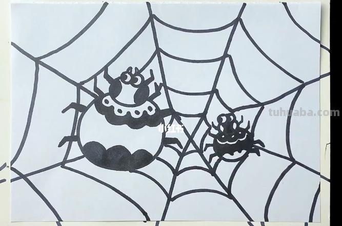 蜘蛛怎么画简笔画 蜘蛛怎么画？