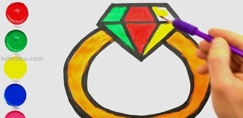 戒指怎么画简笔画 小财迷戒指编法？