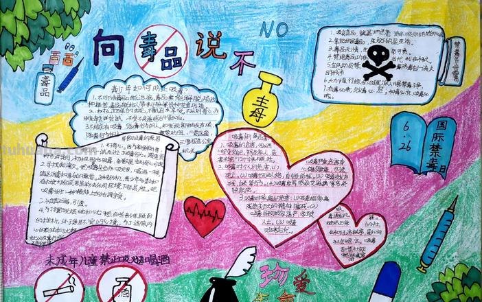怎么画禁毒的手抄报 禁毒的手抄报怎么画？