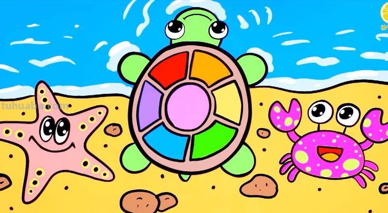 海龟怎么画简笔画 海龟画画？