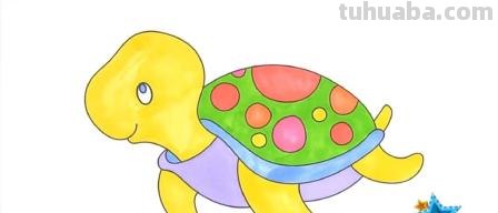 海龟怎么画简笔画 海龟画画？