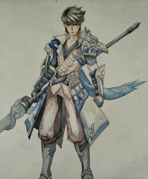 赵云怎么画彩铅颜色 赵云怎样画又简单又霸气？