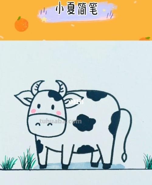 奶牛怎么画简笔画 怎么简笔画一只牛？