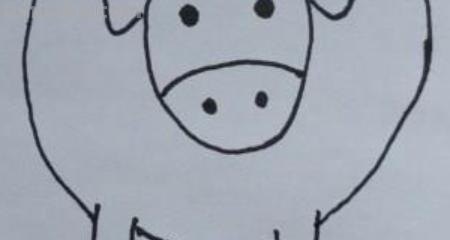 奶牛怎么画简笔画 怎么简笔画一只牛？