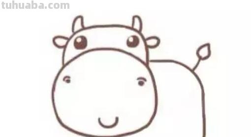 奶牛怎么画简笔画 怎么简笔画一只牛？