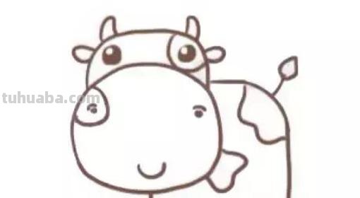 奶牛怎么画简笔画 怎么简笔画一只牛？