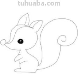 松鼠简笔画怎么画 三年级简单又漂亮的松鼠画？
