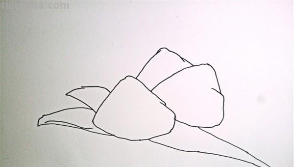 怎么用彩铅画粽子 一年级粽子儿童画？