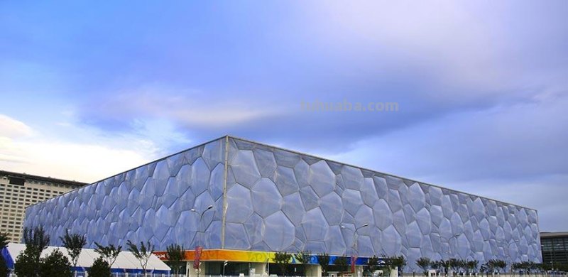 水立方怎么画彩铅 彩铅水景画简单？