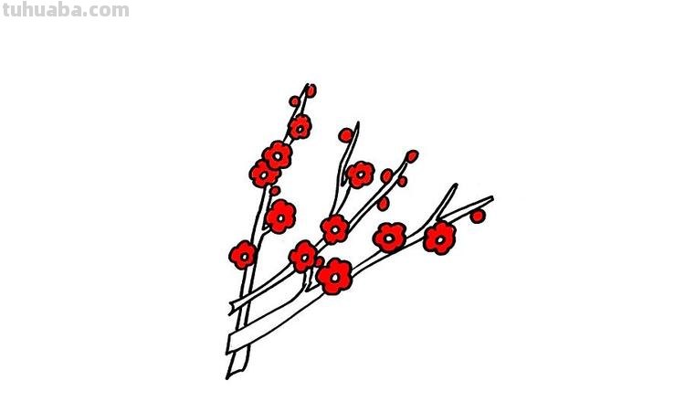 梅花简笔画怎么画 梅花简笔画怎么画，梅花的画法？