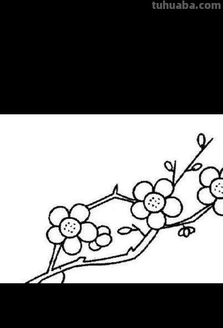 梅花简笔画怎么画 梅花简笔画怎么画，梅花的画法？