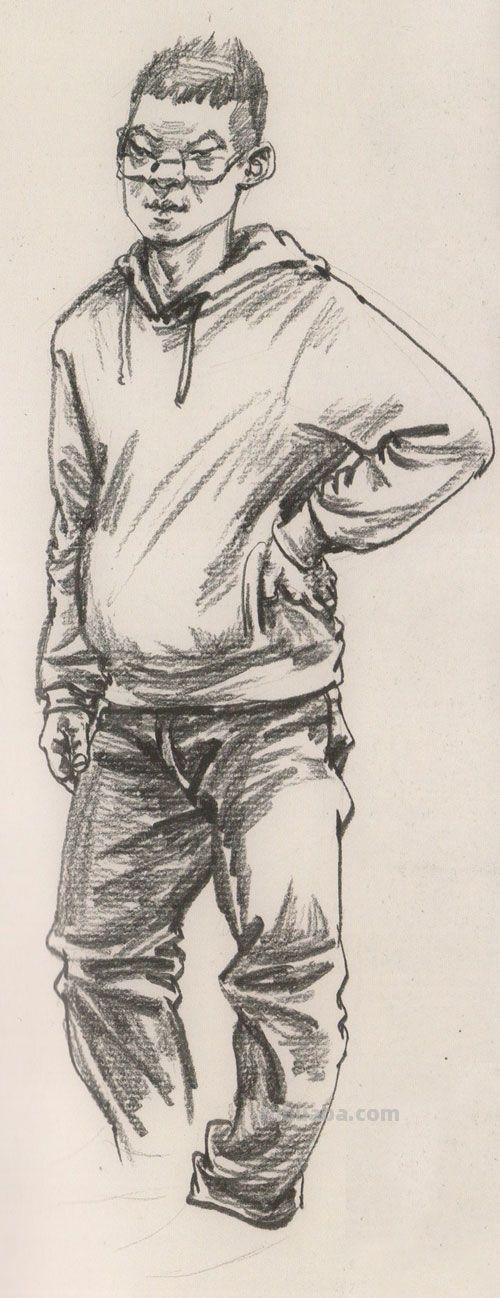 背对的速写 背对的意思？