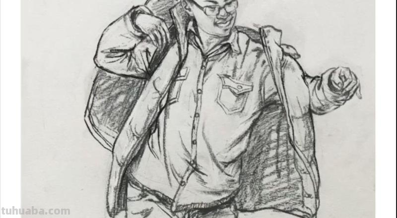 背对的速写 背对的意思？