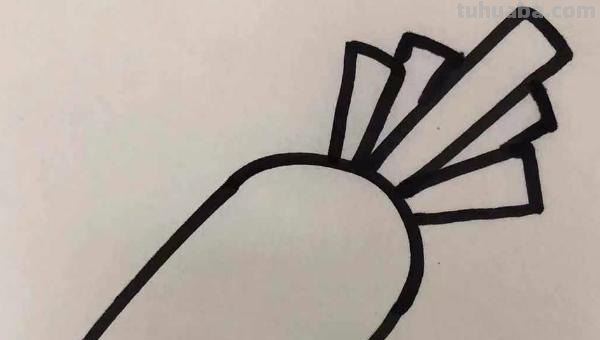 蔬菜怎么画简笔画 胡萝卜简笔画怎么画？