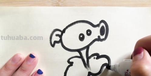 豌豆怎么画简笔画 怎样画一个简单又漂亮的四季豆？