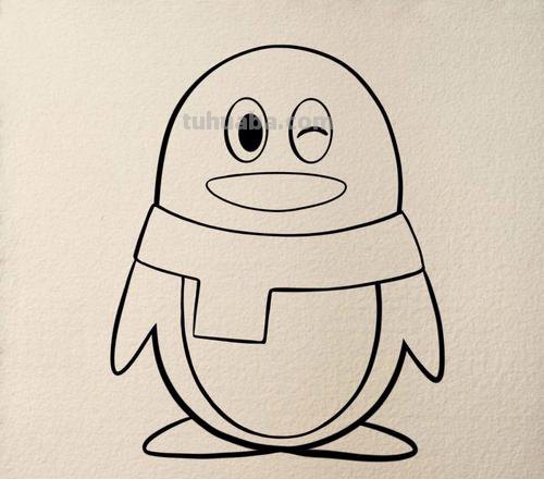 怎么画企鹅简笔画 企鹅画画？