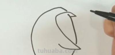 怎么画企鹅简笔画 企鹅画画？