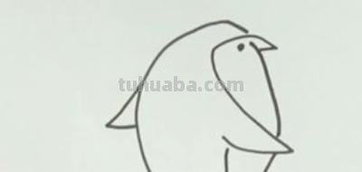怎么画企鹅简笔画 企鹅画画？