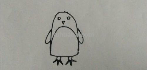 怎么画企鹅简笔画 企鹅画画？