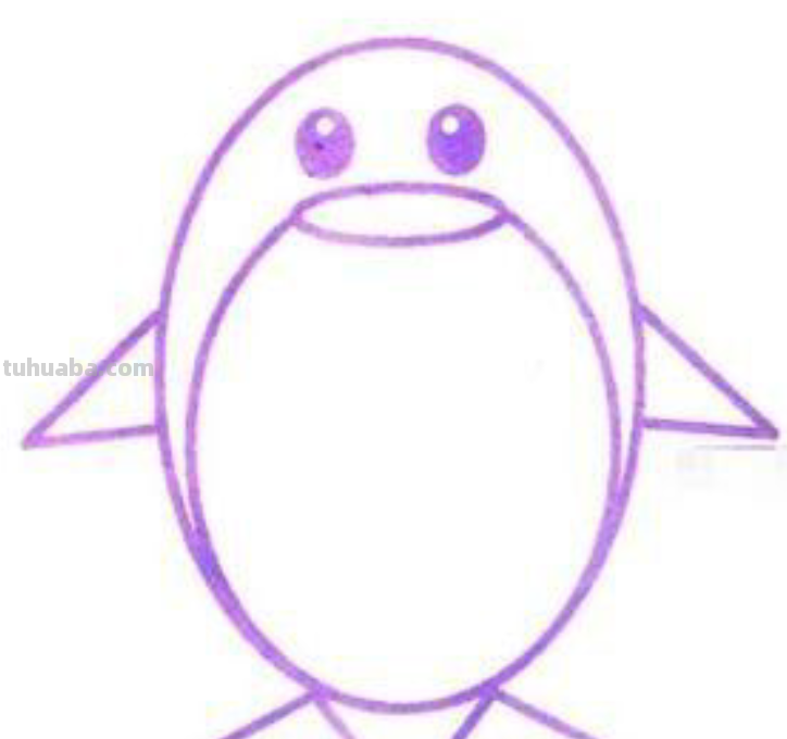 怎么画企鹅简笔画 企鹅画画？