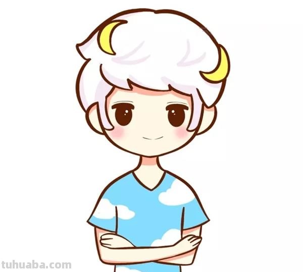 怎么画男孩简笔画 简笔画系列：背着书包上学校的小男孩？