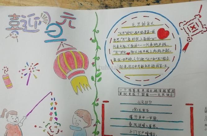 手抄报未来的什么什么 迎元旦展望未来手抄报内容？