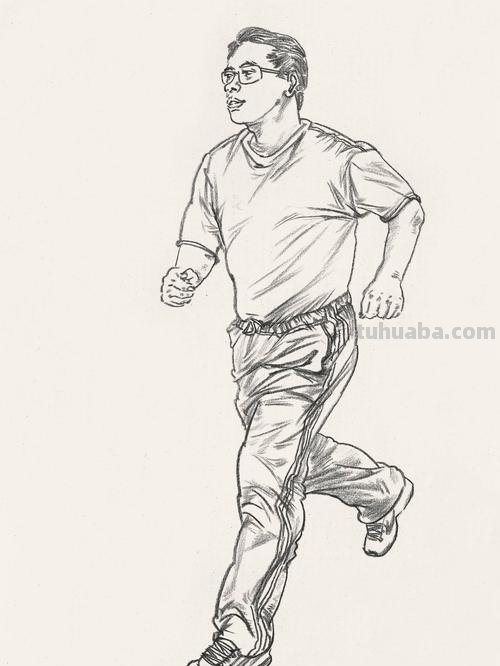 速写小孩跑步 儿童学速写好还是动漫画好？