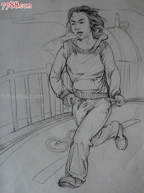 速写小孩跑步 儿童学速写好还是动漫画好？