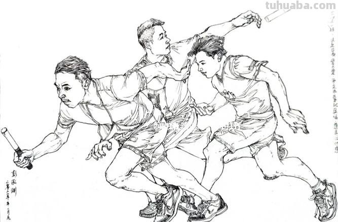 速写小孩跑步 儿童学速写好还是动漫画好？