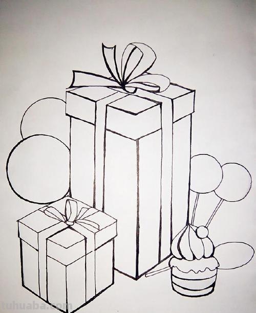礼物怎么画简笔画 妈妈过生日画画礼物简单又漂亮？