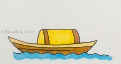 怎么画小船简笔画 儿童简笔画：简单好看风景步骤？