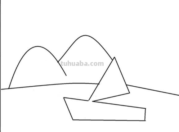 怎么画小船简笔画 儿童简笔画：简单好看风景步骤？