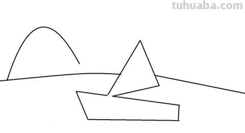 怎么画小船简笔画 儿童简笔画：简单好看风景步骤？
