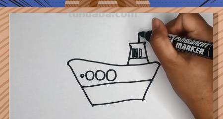 怎么画小船简笔画 儿童简笔画：简单好看风景步骤？