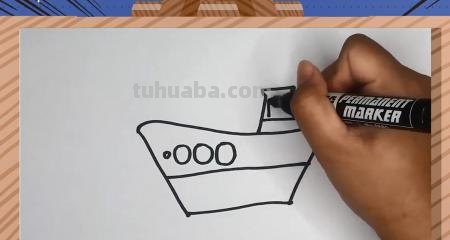 怎么画小船简笔画 儿童简笔画：简单好看风景步骤？