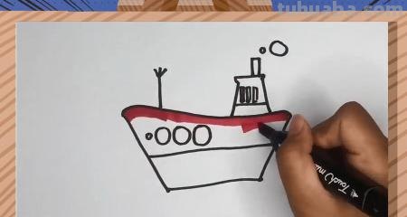 怎么画小船简笔画 儿童简笔画：简单好看风景步骤？