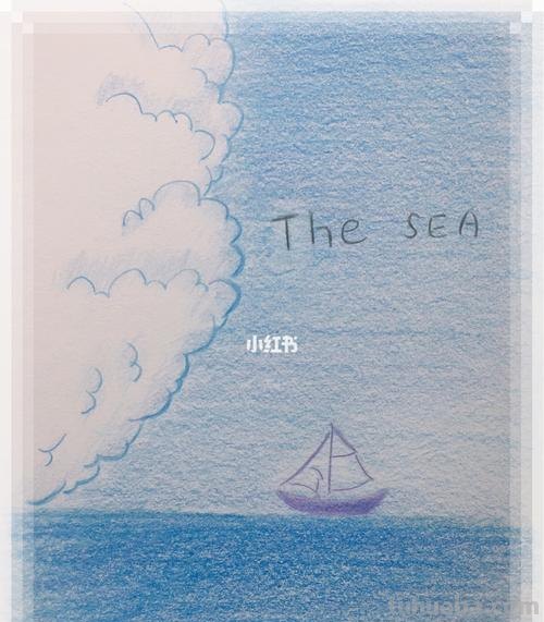 彩铅大海怎么画逼真 浅蓝色天空彩铅画？