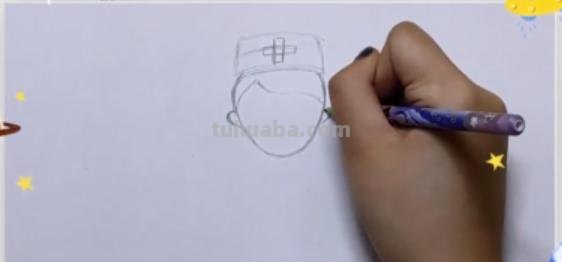 医生怎么画彩铅可爱 5-6岁医生儿童画？