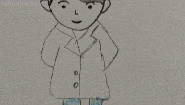 医生怎么画彩铅可爱 5-6岁医生儿童画？