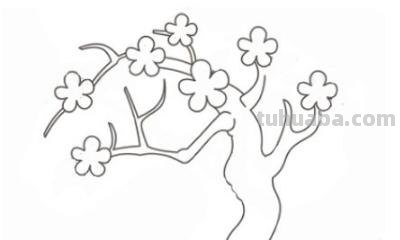 花丛怎么画简笔画 如何画一个开满桃花的桃花树卡通儿童简笔画? 花丛怎么画简笔画 如何画一个开满桃花的桃花树卡通儿童简笔画?