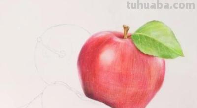 怎么画彩铅素描苹果 用18色的彩铅能画出一个苹果吗？