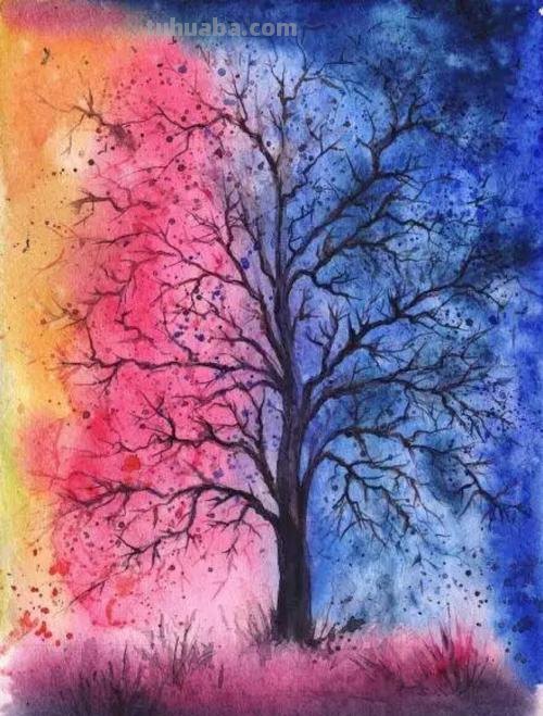 色彩梦想——水彩画中的绚丽世界