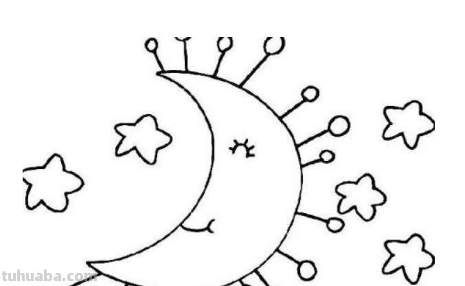 月球怎么画简笔画 简笔画月亮的画法？